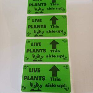 💙100 Live Plants- Shipping Labels Thermal Packaging Stickers 2.25"x1.25"💙